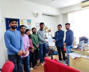 Dharamshala: ABVP submitted memorandum to CU Shahpur campus director