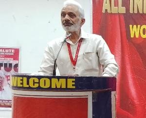  Jagdish Bhardwaj addressed the national working committee meeting of AITUC in Lucknow