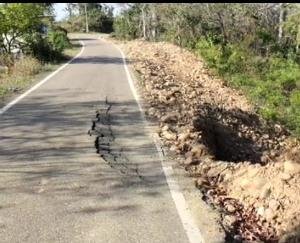  Dadasiba: Digging on the side of Pakka Tiala to Gurala road worsened the condition of the road 123 101