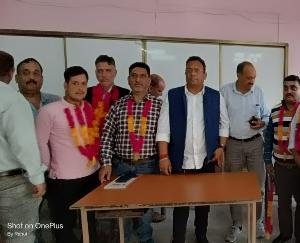 Jaisinghpur: Vinod Kumar became the head of non-gazetted employees federation Jaisinghpur