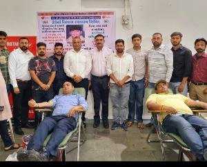 Baddi: On Amit Singla's birthday, 121 Raktaveers gave true tribute by donating blood.