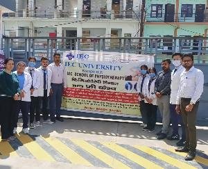 Baddi - IEC University organized 13 free physiotherapy camps in two months