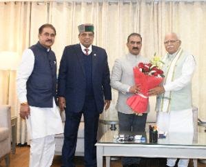  CM Sukhu discussed bilateral matters with the Chief Minister of Haryana 144