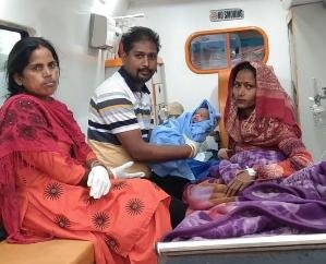  Dadasiba: Again echoed in 108, migrant woman gave birth to a healthy child