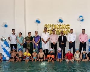 Indora: Swimming pool inaugurated at Vijay Memorial School