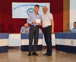 Teak Sadan Overall Winner in Inter-House English Poetry Reading Competition