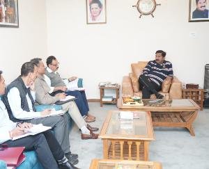 A review meeting of the Jal Shakti Department was organized under the chairmanship of the Deputy Chief Minister.