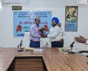 Baddi: Secretary, Technical Department, Dr. Abhishek Jain visited CIPET