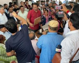 Nagrota Bagwan: RS Bali listened to the problems of people in OBC Bhavan