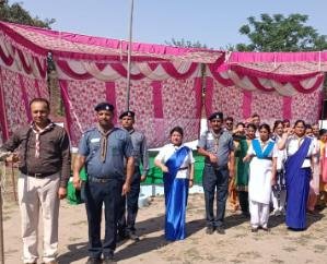 Inauguration of District Level Scout and Guide Camp at Girl's School Indora 111