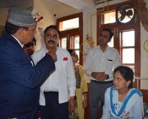  Dharamshala: Dr. Shandil inspected Civil Hospital Dehra