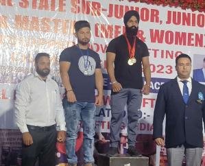  BB Fitness Center Raihan won three medals in the State Power Lifting Championship