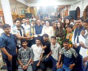 Kunihar: VSLM College Chandi's team was runner-up in Chandi Mela volleyball competition