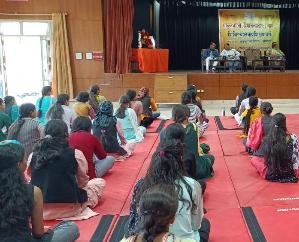 Dehra: Sanskrit Bharti's training camp started in Vedvyas campus