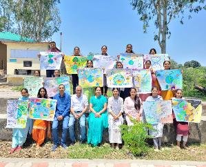 Dehra: Chemistry Department celebrated Environment Day at Dhaliara College