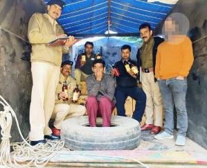Shimla: Theog police caught 180 cases of country liquor