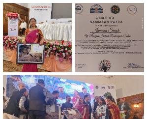 Pinegrove school teacher Jamuna was honored by the Chief Minister 111 222 333