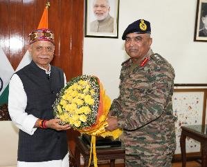Shimla: Army Chief General Manoj Pandey met the Governor