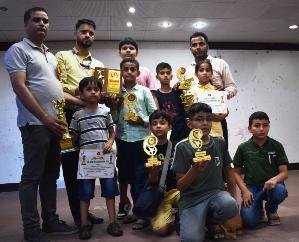 Dehra: DAV Bhadoli's players shine in the third rapid chess championship