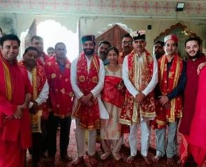 Jwalamukhi: Gupta Navratri begins in Shri Jwaladevi, MLA Sanjay Ratna worshiped along with his family