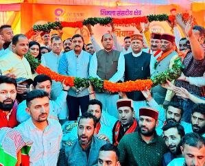 Shimla: When the BJP raises the voice of the people, the Congress is in trouble: Bindal