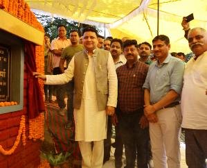 Jal Shakti Bhavan to be built in Dharamshala with 2.22 crores, Sudhir laid the foundation stone