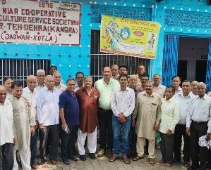 Dehra: Nyad Agricultural Cooperative Service Society organized a training camp