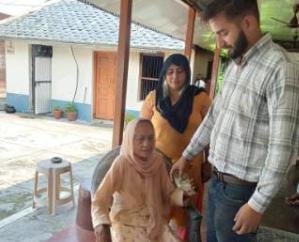 Dehra: Department of Posts gave pension to Krishna Devi at home