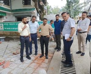  Dharamshala: DC reviewed the construction works in Dharamshala
