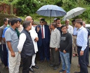  Dr. Shandil gave instructions to repair the basic infrastructure soon