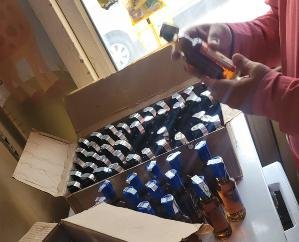  Excise department seized 750 boxes of illegal liquor