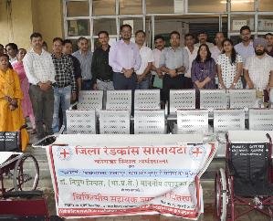 Dharamshala: Red Cross Society sent medical equipment to Palampur, Dehra and Nurpur
