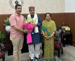 Pratibha and Vikramaditya sought financial help from Union Minister Nitin Gadkari