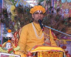 भागवत कथा के पांचवे दिन किया श्री कृष्ण की बाल लीलाओं का वर्णन