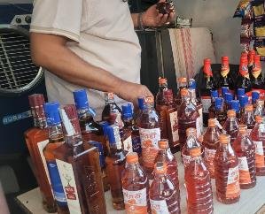  Excise department seized 750 cases of illegal liquor in a month