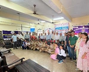 Senior Citizen Forum organizes blood donation camp at Dhaliara College