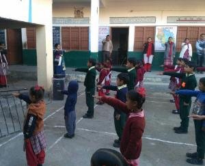 राजकीय उच्च विद्यालय कशलोग में मतदाता दिवस पर ली शपथ 