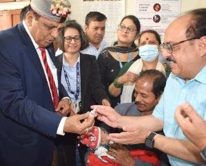 Solan: Dr. Shandil launched the intensive mission Indradhanush-5 111