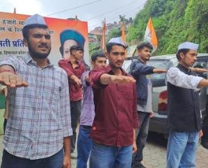 Shimla: 63rd Foundation Day of Youth Congress celebrated at Rajiv Bhavan