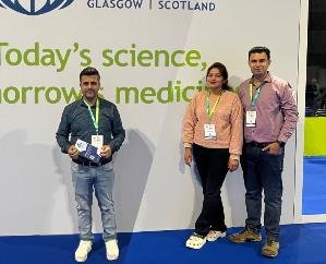 Solan: Faculty member of Shoolini University demonstrated his research work in WCP conference 111