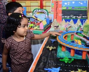 Annual exhibition decorated at Euro Kids Play School Kotlanala