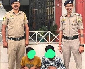 Dharampur police arrested thieves who stole taps from hotel