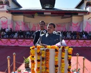 जिला स्तरीय गणतन्त्र दिवस समारोह हर्षोल्लास के साथ आयोजित