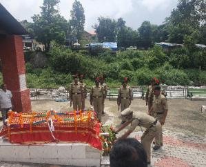 Retired Assistant Commandant SS Pathania merged with Panchtatva 111