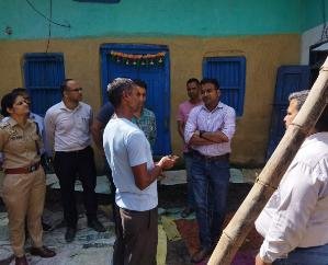  Dharamshala: DC took stock of the damage done in Girtholi