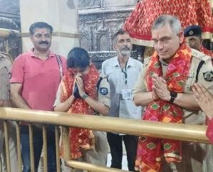 Jwalamukhi: DGP inspected the arrangements for Navratras in Jwalamukhi Temple