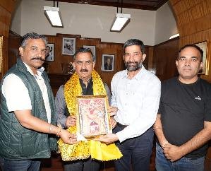 Dehra: Director Pushpinder Thakur met the Chief Minister, expressed gratitude for the appointment
