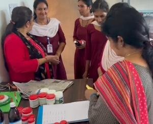 Free medicines distributed to girl students at Maa Jwala Skill Center Jwalamukhi