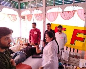 Shimla: SFI organized blood donation camp, collected 93 units of blood
