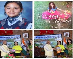 Solan: The Governor released the story collection 'Dream Catcher' of Pinegrove School student Reva